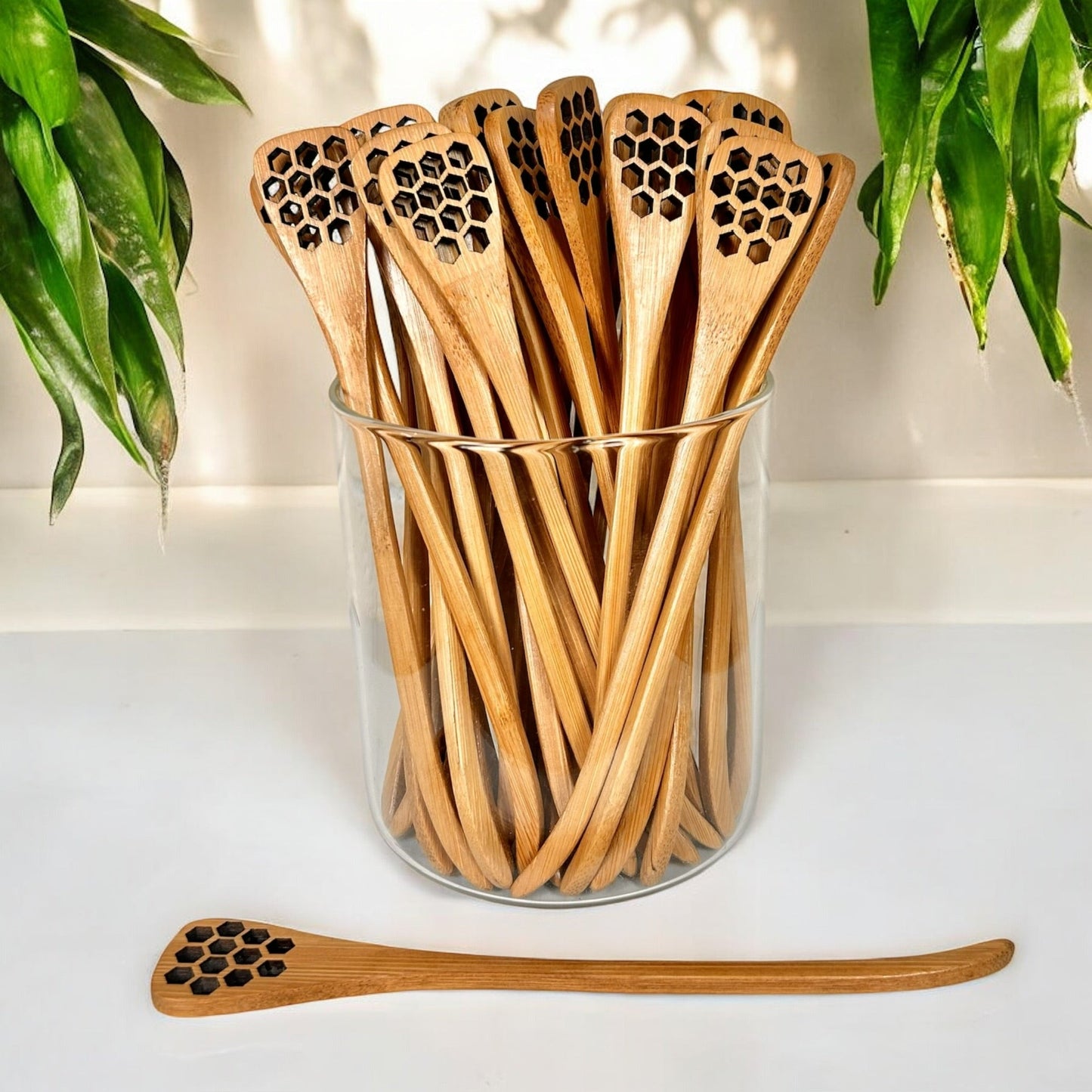 Bamboo Honey Dipper